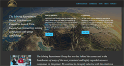 Desktop Screenshot of miningrecruitmentgroup.com