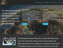 Tablet Screenshot of miningrecruitmentgroup.com
